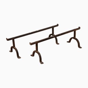 Medieval Wrought Iron Bed Base Trestles