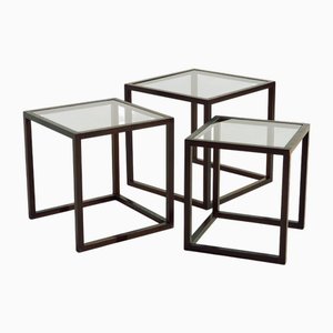 Satztische aus Eiche, 3er Set