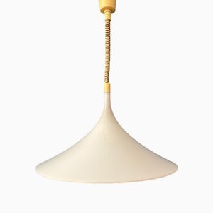 Vintage Acrylic Glass Witch Hat Pendant Lamp