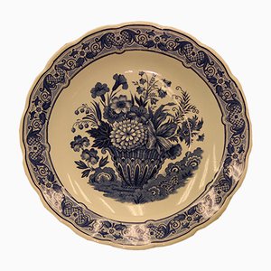Vintage Hand-Painted Plate from Delfts