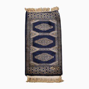 Tapis de Couloir dans les Tons Bleu et Beige