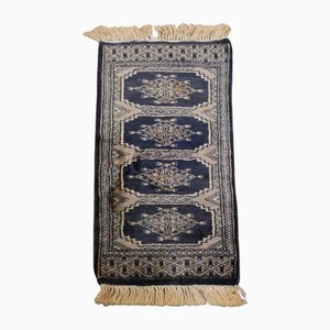 Tapis de Couloir avec des Tons Bleus et Beiges
