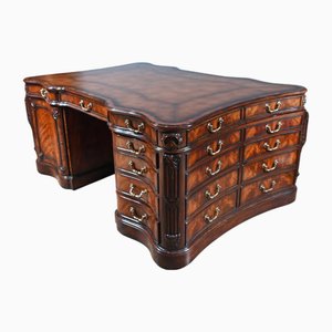 George III Partners Desk Serpentine