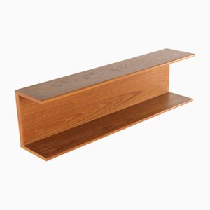 Dänisches Wandregal aus Teak
