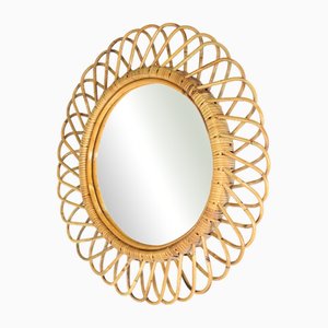 Rattan Mirror by Franco Albini