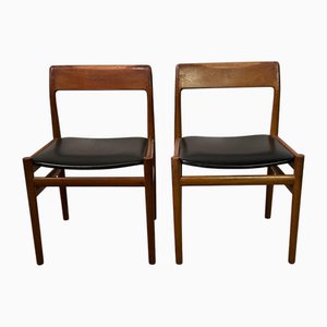 Vintage Rosewood Chairs by A Johannes Norgaard, Set of 2