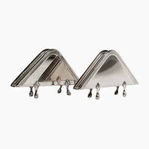 Porte-Serviettes Triangulaires, 1970s, Set de 2
