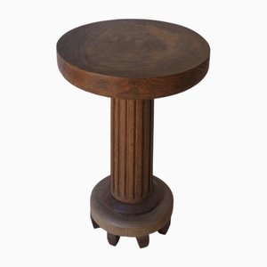 Mesa auxiliar Art Déco de roble