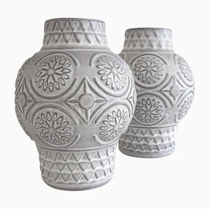 Vintage Ceramic Vases, 1950s, Set of 2