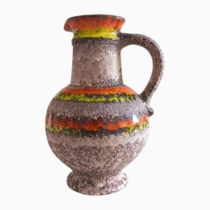 Brocca Mid-Century moderna in ceramica di Heinz Hommerich per Übelacker, anni '60