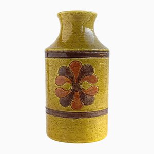Mid-Century Modern Keramikvase von Aldo Londi, Italien, 1960er