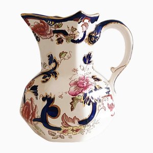English Hand Decorated China Jug