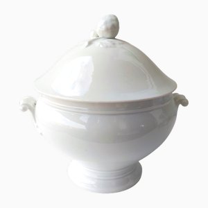 Late 19th Century Fine White Porcelain Soup Tureen