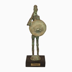 Statua Guerriero in ferro battuto proveniente da Il Nuraghe di San Cacciuto, XX secolo