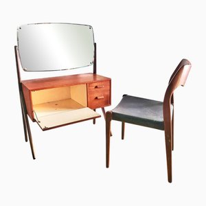 Coiffeuse Vintage Design, Danemark, 1950s