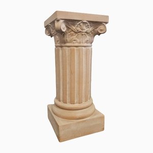 Colonne en Terre Cuite avec Base Octogonale, 1960s