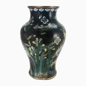 Vase Cloisonné, Chine, 19ème Siècle