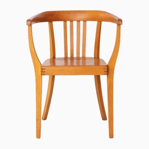 Vintage German Beech Armchair, 1960s
