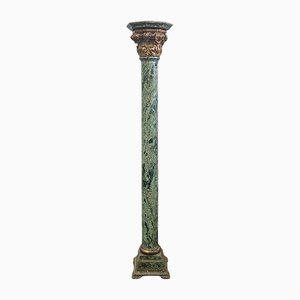 Column in Lacquered and Gilded Wood