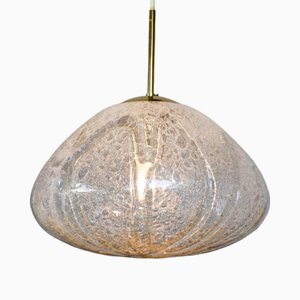 Mid-Century Glass Pendant Light from Doria Leuchten, 1960s