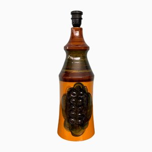 Große Keramik Tischlampe von Hanne Salomon, Dänemark, 1970er