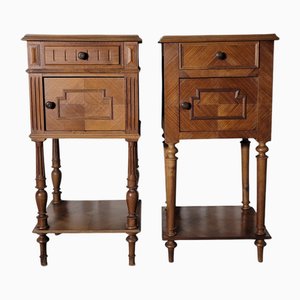 Bedside Tables in Walnut, Set of 2