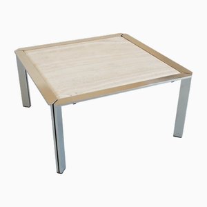 Coffee Table in Travertine Stone from Artelano, France, 1980s
