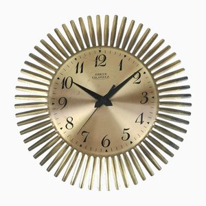Mid-Century Bohemian Anker Quartz Wall Clock, 1960s