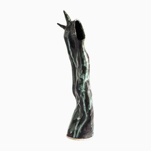 Animalistische Keramikvase von Anna Demidova