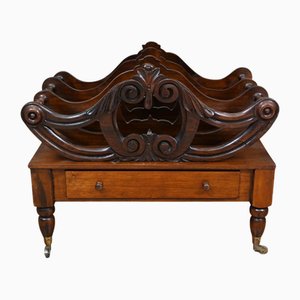 Porte-Revues William IV Canterbury en Acajou
