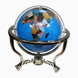 Compasso mondiale in pietra e ottone