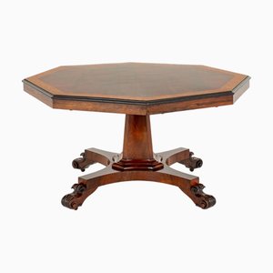 William IV Centre Table Octagaonal Inlay