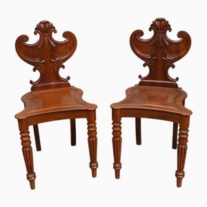 Set of Regency Hall Chairs in Mahogany, 1815