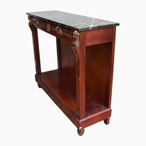 French Empire Chiffonier Cabinet in Mahogany, 1890