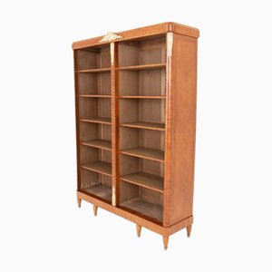 Sheraton Revival Display Cabinet in Satinwood, 1880