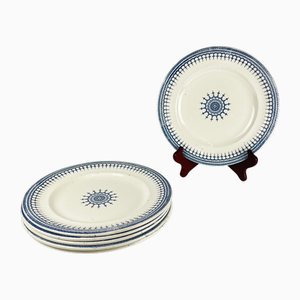 Antique Flat Plates, 1890s, Set of 6