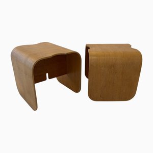 Vintage Tische aus Bugholz mit Schloss von Terence Conran Fo Habitat, 1980, 2er Set