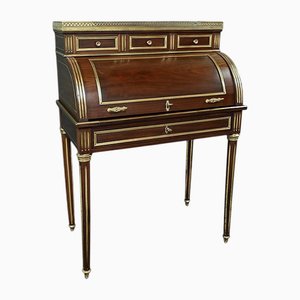 Kleiner Zylinder Schreibtisch aus Mahagoni, 1800er