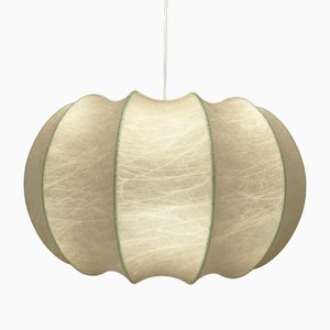 Moderne deutsche Mid-Century Modell Velate Cocoon Hängelampe von Friedel Wauer für Goldkant Leuchten, 1960er