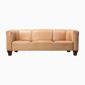 Palais Stoclet Leather Sofa by Josef Hoffmann for Wittmann, 1990s