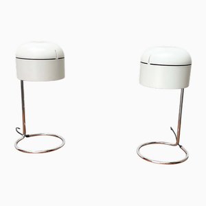 Deutsche Mid-Century Space Age Tischlampen von Arnold Berges für Staff Leuchten, 1970er, 2er Set