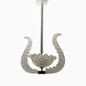Murano Glass Pendant Light by Ercole Barovier, 1940s