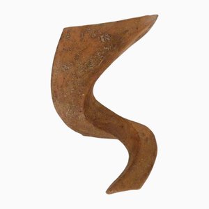 Large Minimalist Terracotta Wall Light from Toscot, 1990s