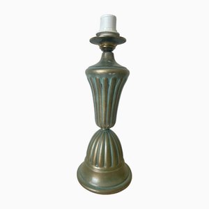Lámpara de mesa vintage de cerámica, años 50