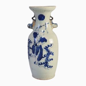 Antique Chinese Vase in Stoneware, 1890s
