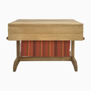 Integrated Bar in Oak by Guillerme and Chambron for Votre Maison, 1950s