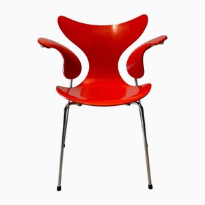 3208 Seagull Chair von Arne Jacobsen für Fritz Hansen, 1972