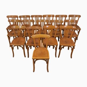 Vintage Bistro Chairs, 1960s, Set of 16