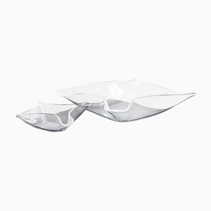 Vintage Decorative Acrylic Glass Bowls, 1970s, Set of 2