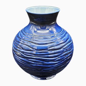 Jarrón Mid-Century moderno de porcelana de Bossis para Limoges, años 50